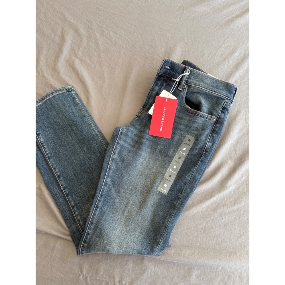 Lucky Brand 110 Slim Jeans Mens 29x30 Med Wash Advanced Stretch CoolMax 7M13450